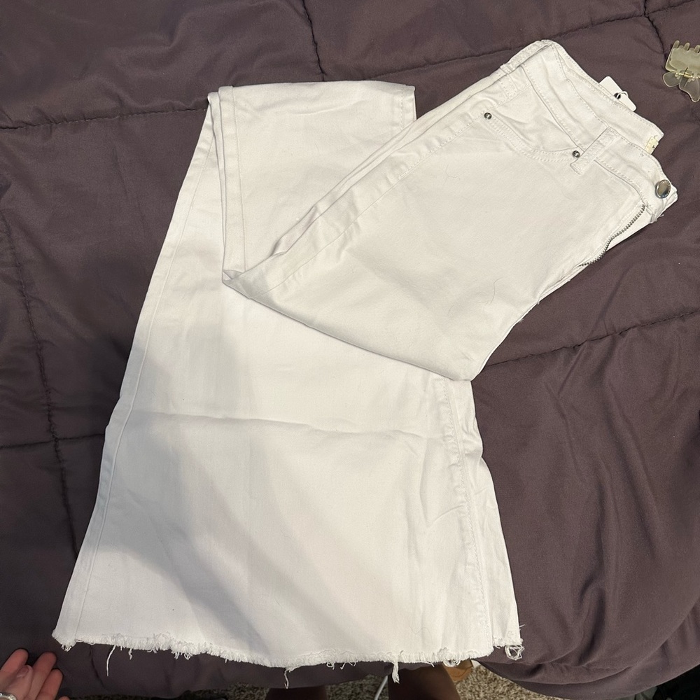 White bell bottom jeans
